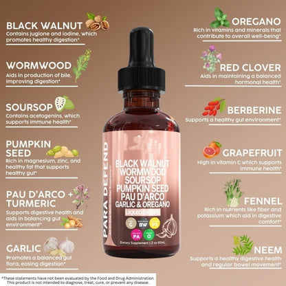 Puravelle Wormwood Black Walnut Parasite Detox